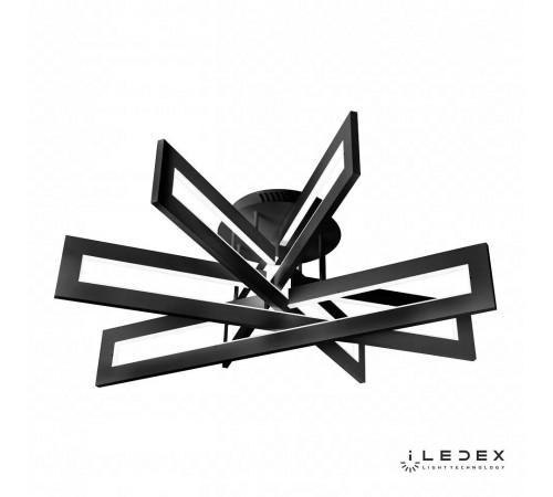 Потолочная люстра iLedex 9082-R800-X 128W BK Stalker