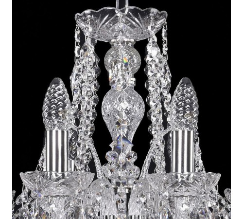 Подвесная люстра Bohemia Ivele Crystal 1411/8/160/Ni 1411