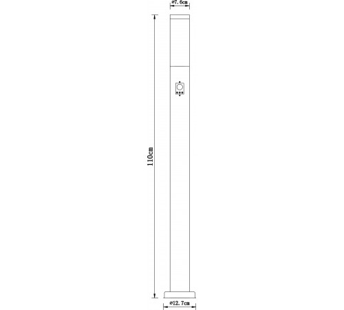 Наземный высокий светильник Globo 3159S Boston