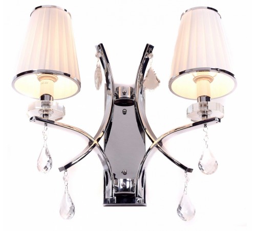 Бра LUMINA DECO LDW 66247-2 WT+CHR Glamour