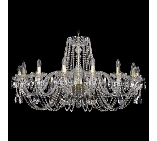 Подвесная люстра Bohemia Ivele Crystal 1402/16/400/G 1402