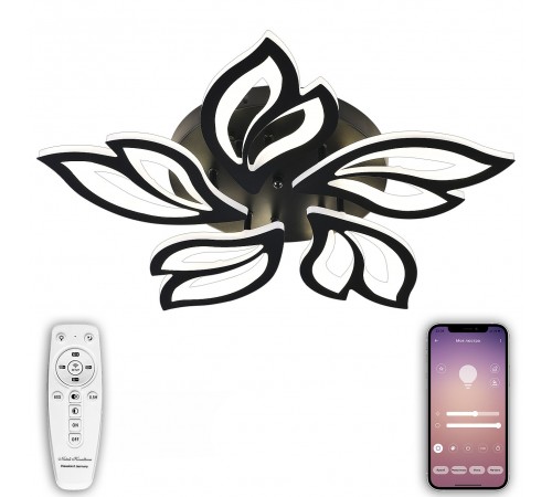 Потолочная люстра Natali Kovaltseva HIGH-TECH LED LAMPS 82006 BLACK High-Tech Led Lamps