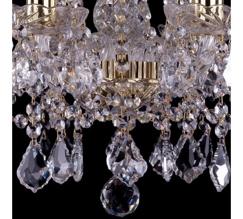 Подвесная люстра Bohemia Ivele Crystal 1413/6/141/G/Leafs 1413