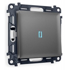 Выключатель проходной одноклавишный с подсветкой Ambrella Volt MA652040 Quant