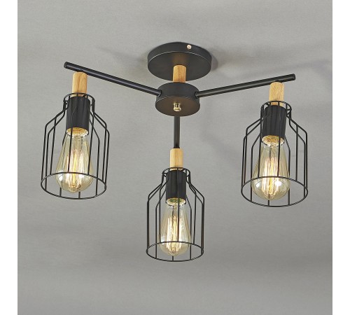 Люстра на штанге Escada 469/3PL Black Texas