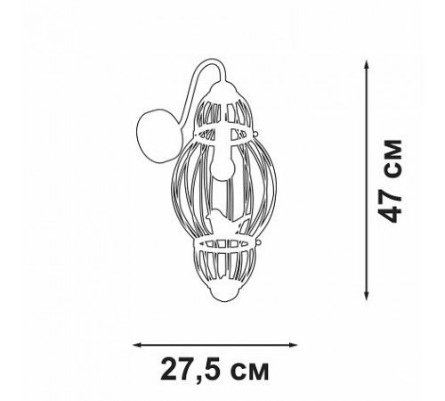 Бра Vitaluce V3061-8/1A V3061