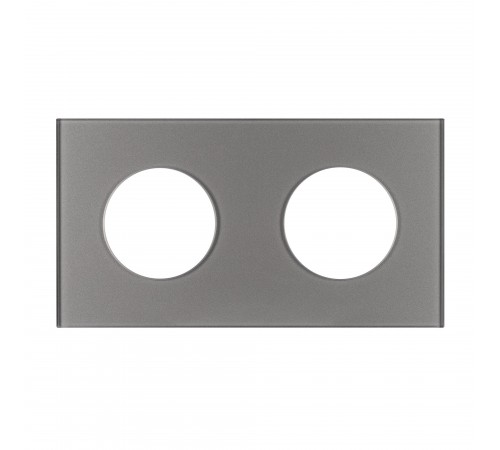 Рамка на 2 поста Arlight 43837 GLARE