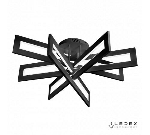 Потолочная люстра iLedex 9082-R800-X 128W BK Stalker