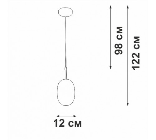 Подвесной светильник Vitaluce V2821-1/1S V2821