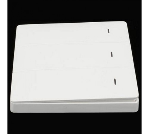 Выключатель беспроводной трехклавишный Aployt APL.0190.00.03 Magnetic track 220