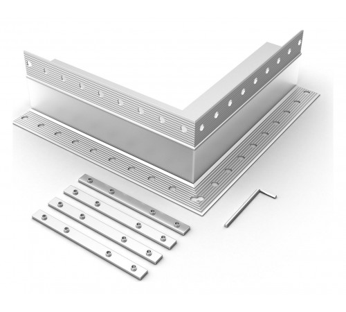 Соединитель угловой L-образный накладной Arlight 030101 S-LUX