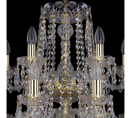 Подвесная люстра Bohemia Art Classic 11.23.12+6.300.2d.Gd.Dr 11.23