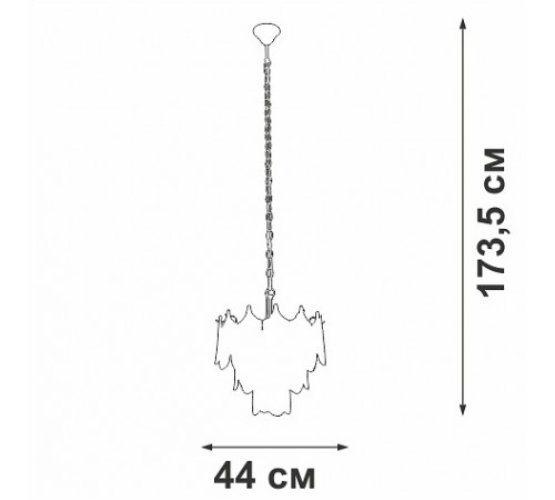Подвесная люстра Vitaluce V5813-8/5 V5813