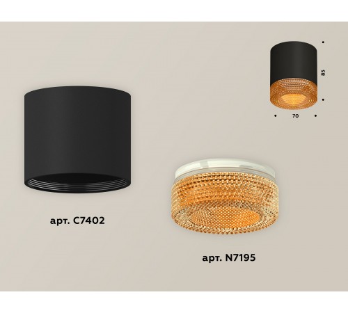 Накладной светильник Ambrella Light XS7402014 XS