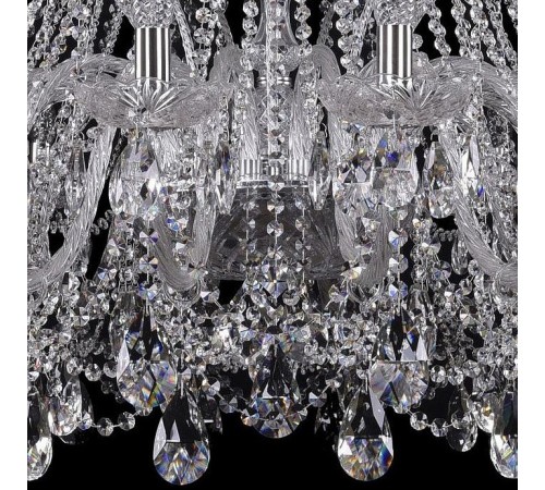 Подвесная люстра Bohemia Ivele Crystal 1411/18/400/h-113/Ni 1411
