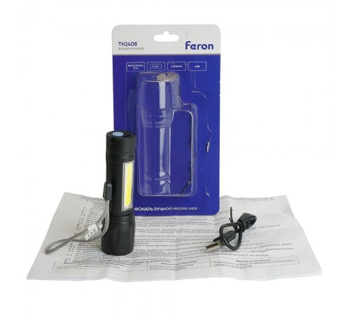 Фонарь ручной Feron 51118 TH2408