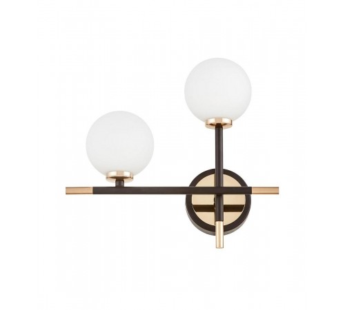 Бра LUMINA DECO LDW 6033N-2 BK+FGD Marsiada