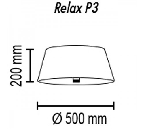 Накладной светильник TopDecor Relax P3 10 329g Relax