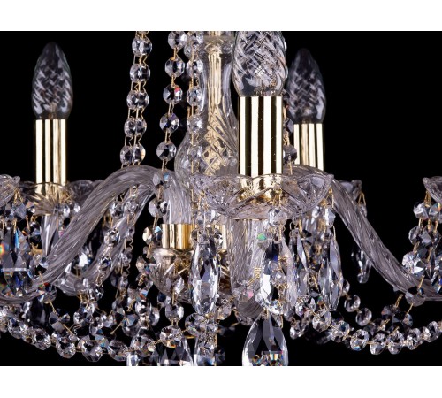 Подвесная люстра Bohemia Ivele Crystal 1402/5/160/G 1402