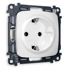 Розетка с заземлением, без рамки Ambrella Volt MO126010 Quant