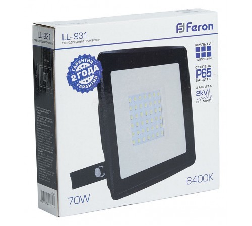 Настенно-потолочный прожектор Feron 41551 LL-931