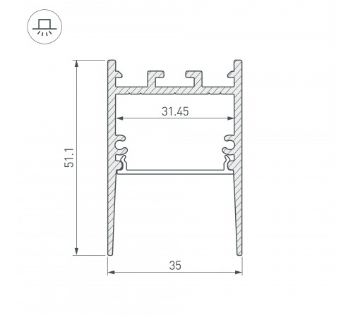 Профиль универсальный Arlight 031730 SL-COMFORT