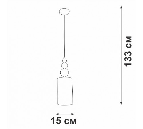 Подвесной светильник Vitaluce V2995-0/1S V2995