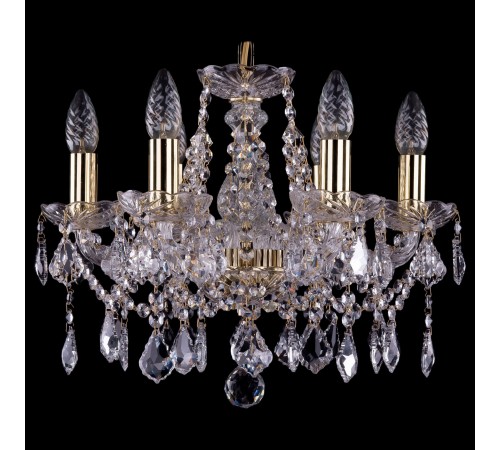 Подвесная люстра Bohemia Ivele Crystal 1413/6/141/G/Leafs 1413