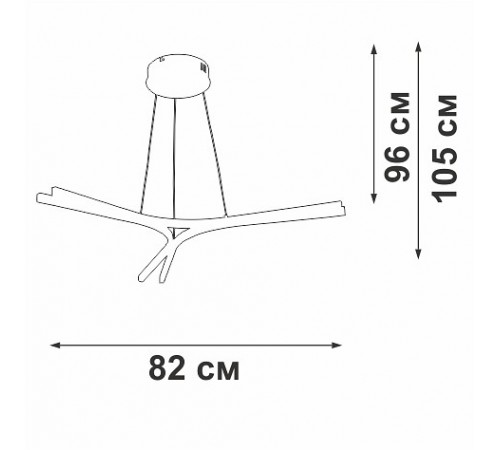 Подвесной светильник Vitaluce V2512DT-0/3S V2512DT