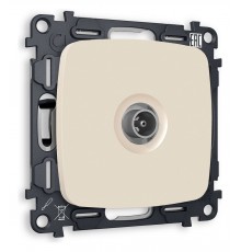 ТВ-розетка проходная без рамки Ambrella Volt MO333030 Quant