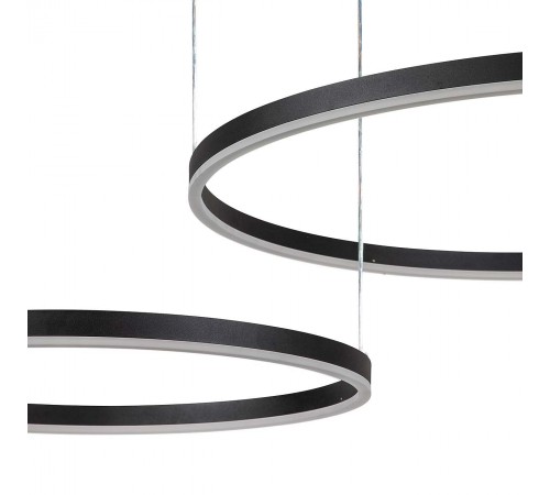 Подвесной светильник Indigo 14001/2P Black Galass