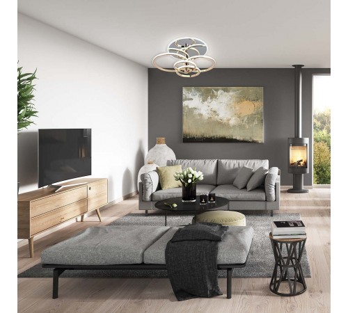 Люстра на штанге Escada 10213/4LED BL Chrome Contour