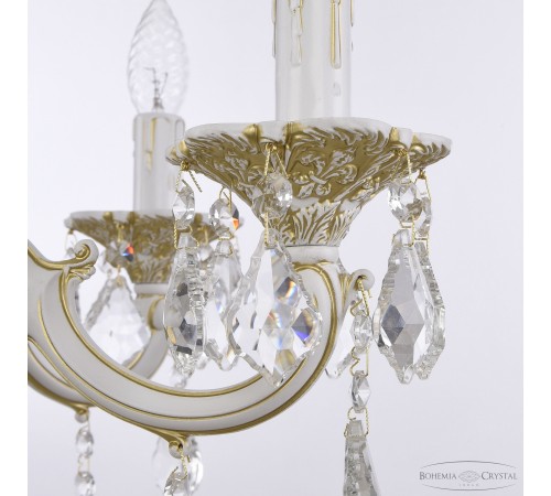 Подвесная люстра Bohemia Ivele Crystal AL78101/6/175 B WMG Leafs AL7801