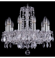Подвесная люстра Bohemia Ivele Crystal 1402/10/141/Ni/Leafs 1402