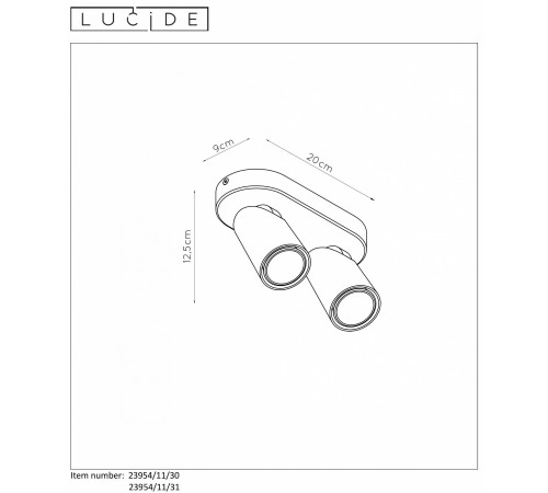Спот Lucide 23954/11/30 Xyrus