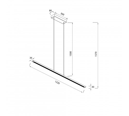 Подвесной светильник Mantra 8954 Lineal