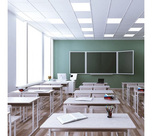 Светильник для потолка Армстронг Feron 48782 MASTER ДВО 36W-4000К-595х595х40-опал