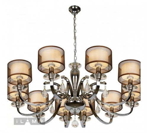 Подвесная люстра iLamp RM16001/10CR Mario