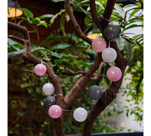 Гирлянда на солнечных батареях Uniel UL-00011593 COTTON BALLS-1