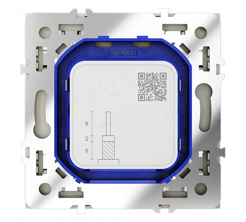 ТВ-розетка и SAT-розетка оконечная без рамки Voltum VLS060405 S70