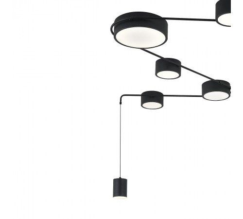 Потолочная люстра Indigo 14028/7С Black Modulo