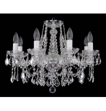 Подвесная люстра Bohemia Ivele Crystal 1413/8/200/Ni/Leafs 1413