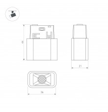 Накладной светильник Arlight 046622 MAG-ORIENT