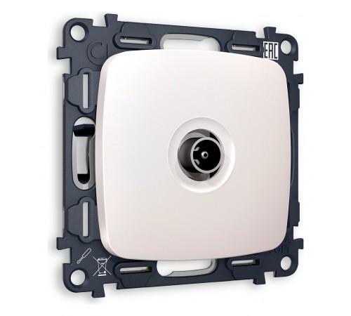 ТВ-розетка проходная без рамки Ambrella Volt MO213030 Quant