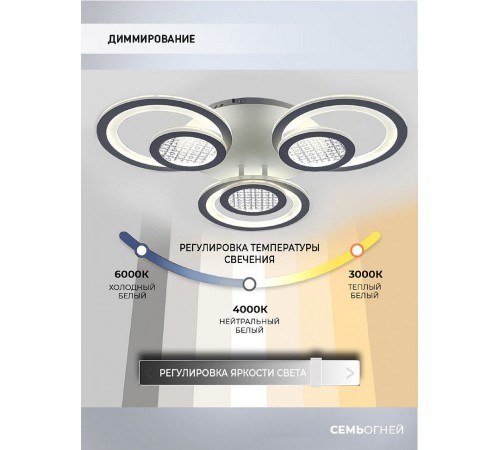 Потолочная люстра Seven Fires  Leida