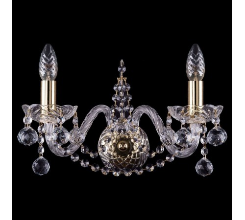 Бра Bohemia Ivele Crystal 1411B/2/160/G/Balls 1411