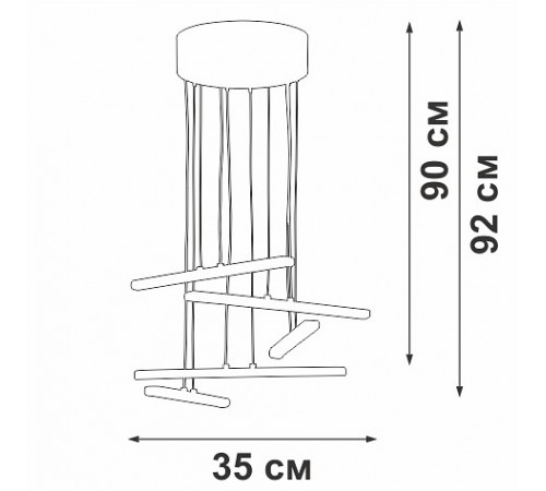 Подвесной светильник Vitaluce V3046-0/5S V3046