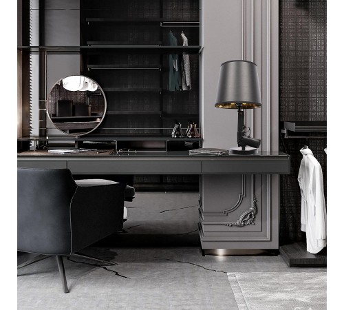Настольная лампа декоративная Loft it 10136/A Dark grey Arsenal