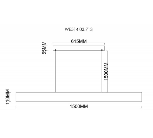 Подвесной светильник Wertmark WE514.03.713 Edda