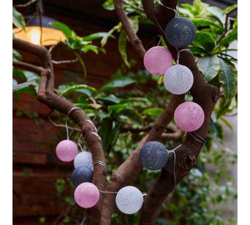 Гирлянда на солнечных батареях Uniel UL-00011593 COTTON BALLS-1